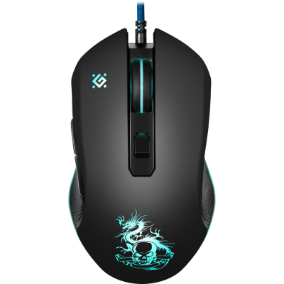 Wired gaming mouse Defender Sky Dragon GM-090L black,6 buttons, 3200dpi